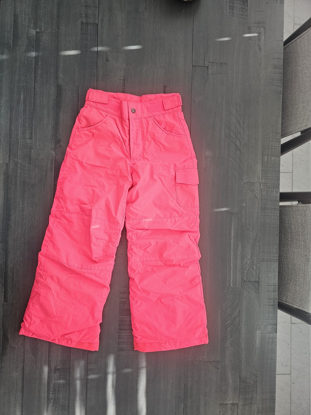 Girls Neon Pink Snow/ Ski Bottoms